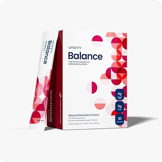 Unicity Balance Cholesterol Support Drink Mix – Orange (30 Stick Packs)